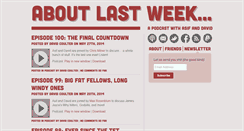 Desktop Screenshot of aboutlastweek.com